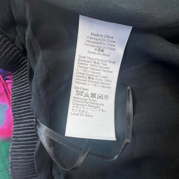 J.Crew Collection Full Length Tiered Skirt in Floral Chiffon Size 12 - Picture 4 of 11